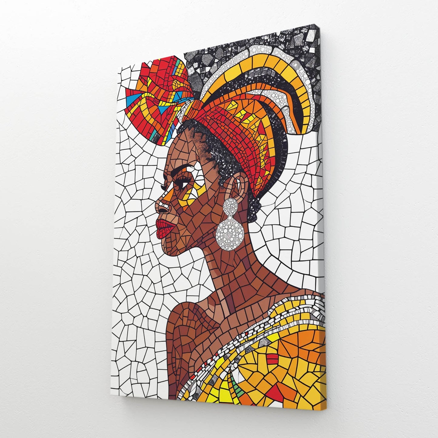 Women Face African Wall Art