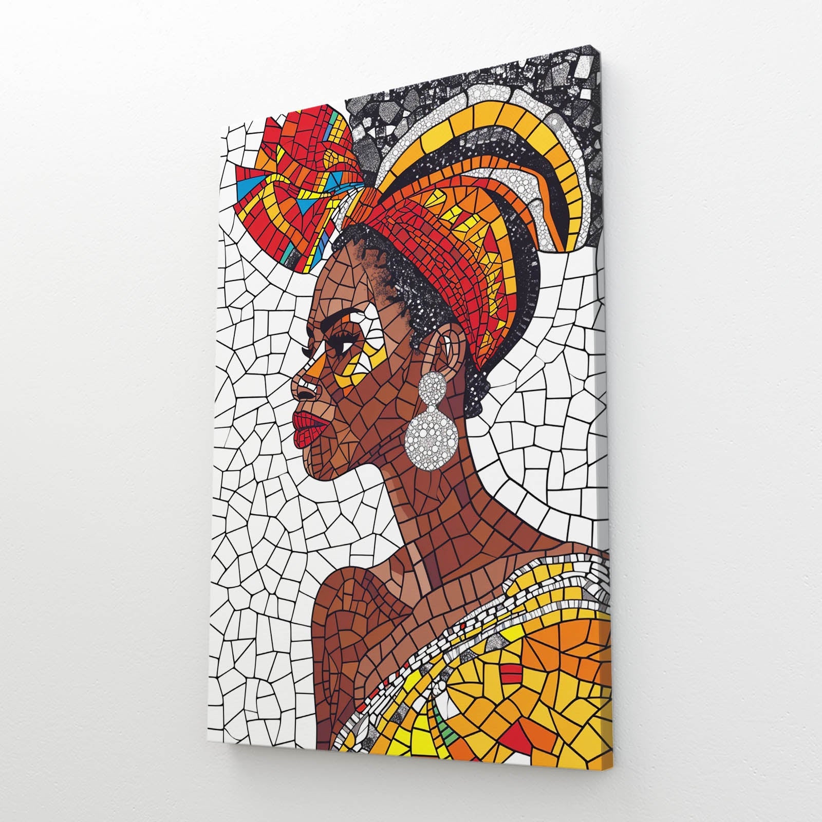 Women Face African Wall Art