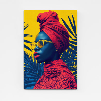 Women Turban African Wall Art