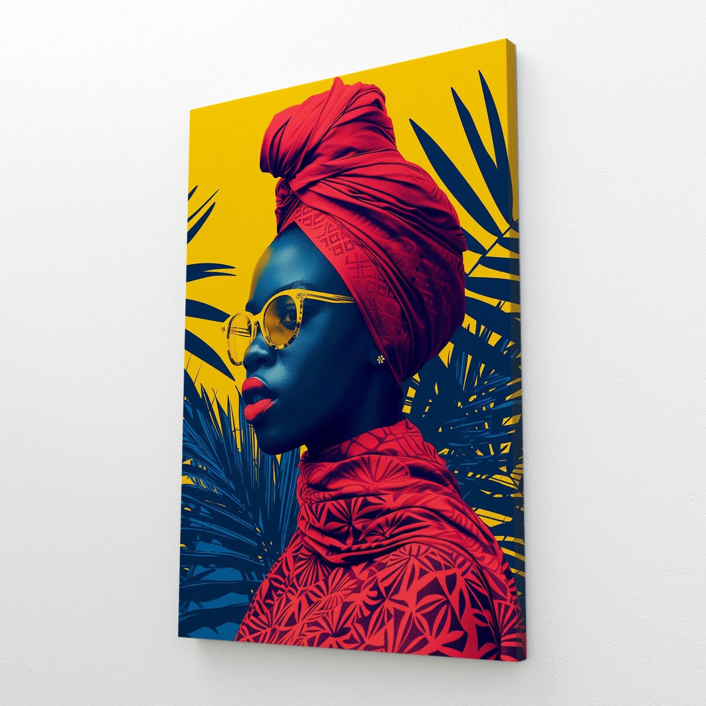 Women Turban African Wall Art