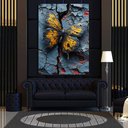 Worn Beauty Butterfly Wall Art