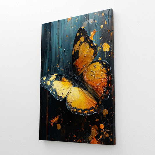 Yellow Butterfly Wall Art