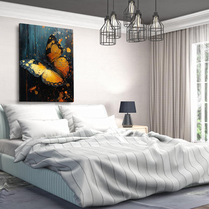 Yellow Butterfly Wall Art