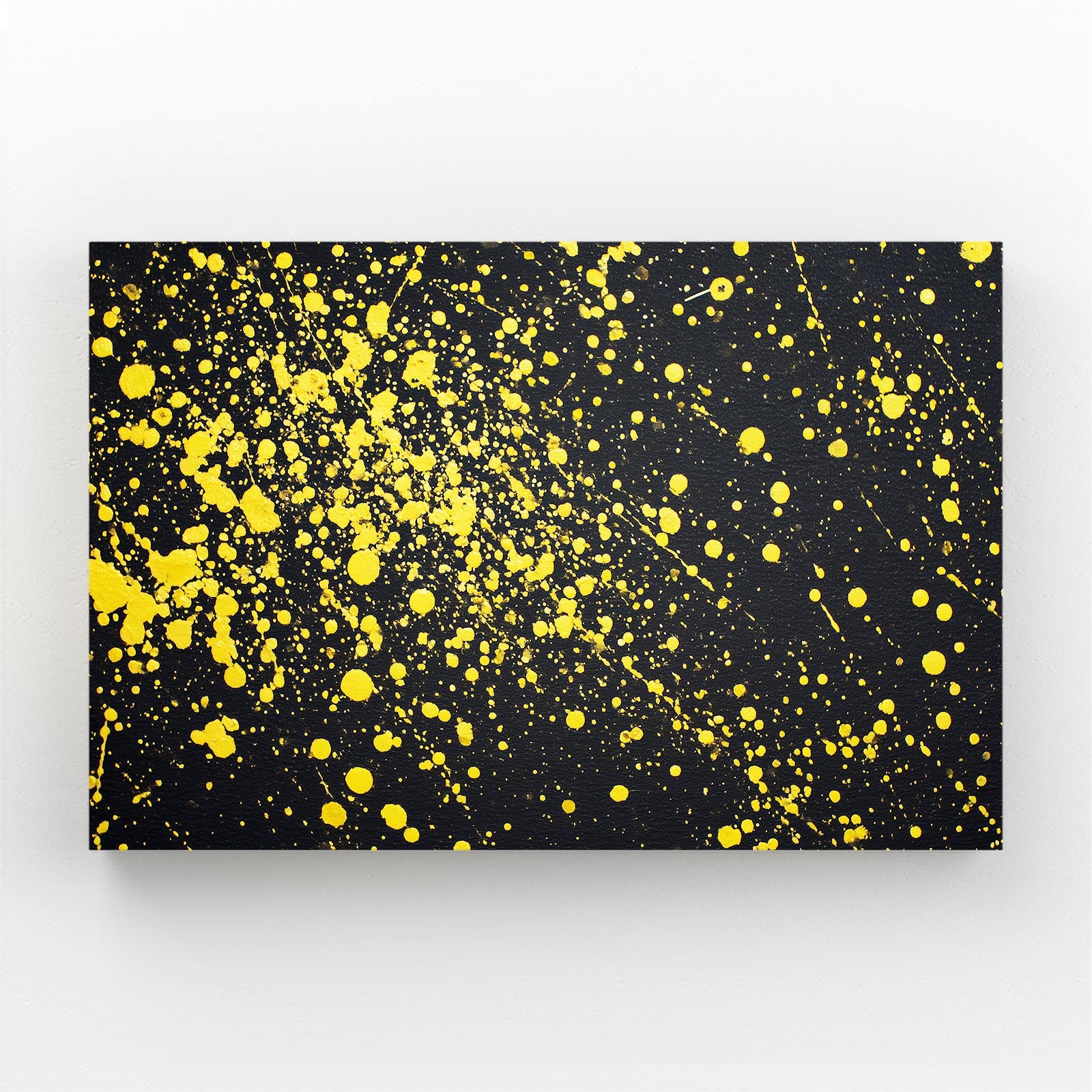 Yellow Splatter Field Gold Prints – yellow splatter field gold canvas print