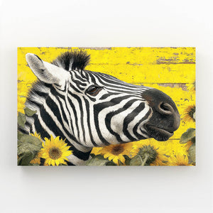 Yellow Zebra Prints