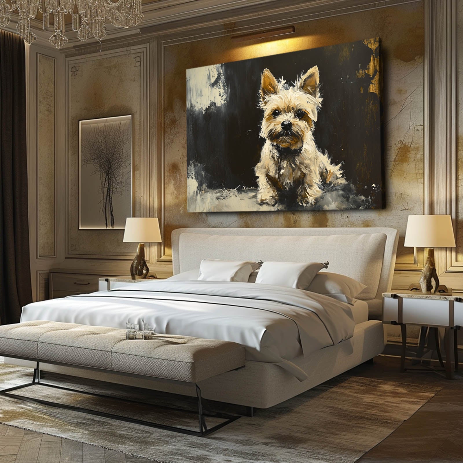 Yorkie Dog Art