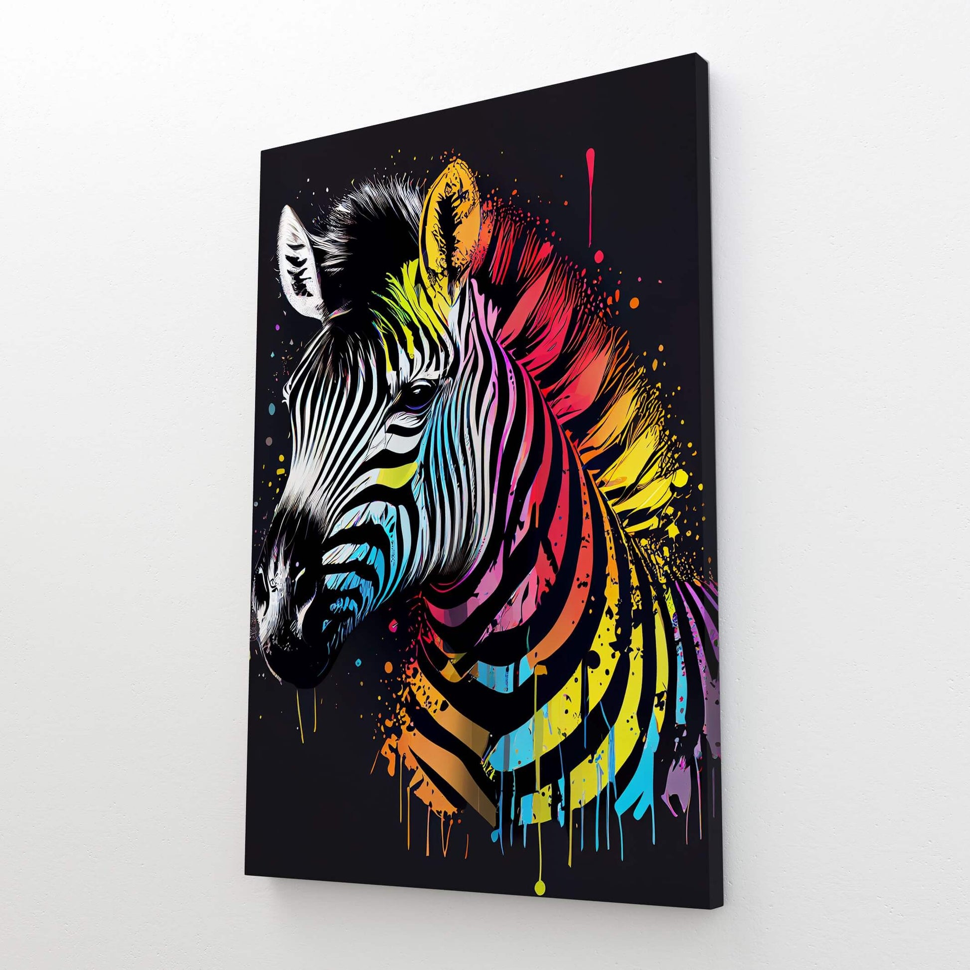 Zebra Art – styled in a furnished interior