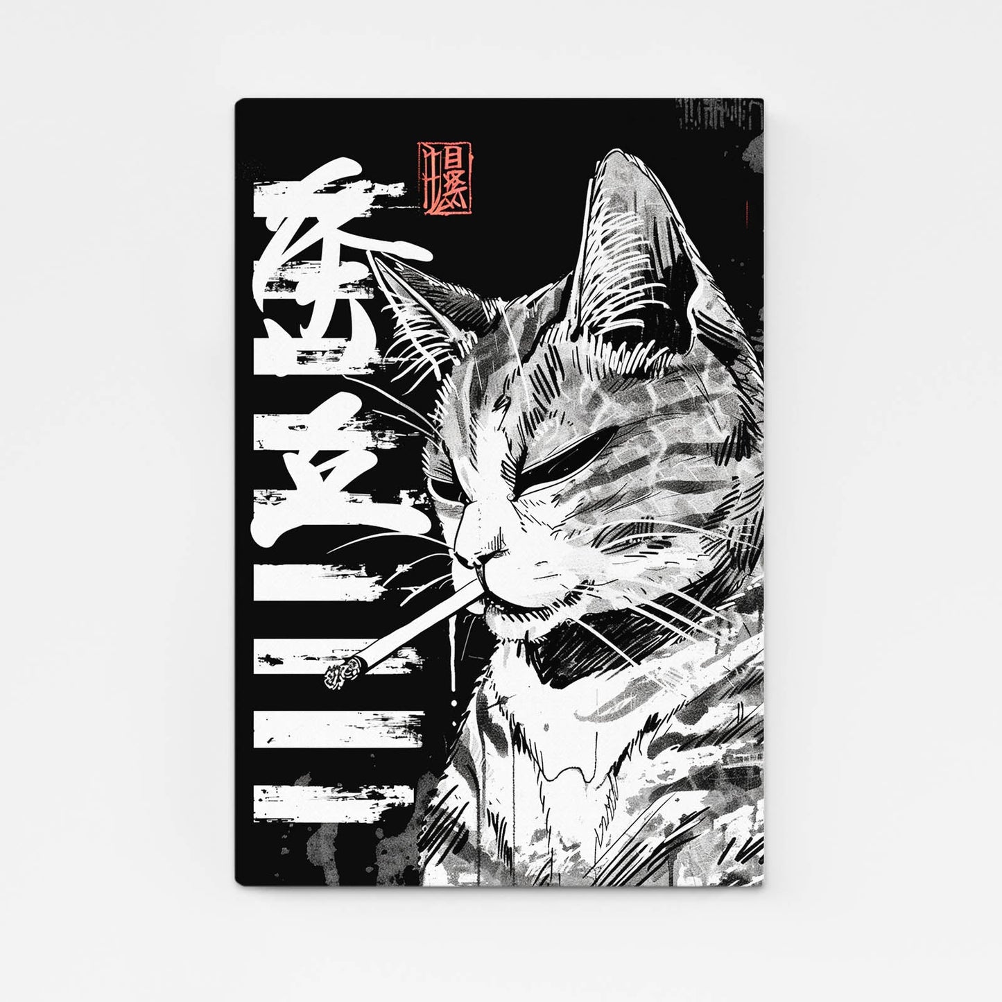 Zen Rebel Cat Wall Art