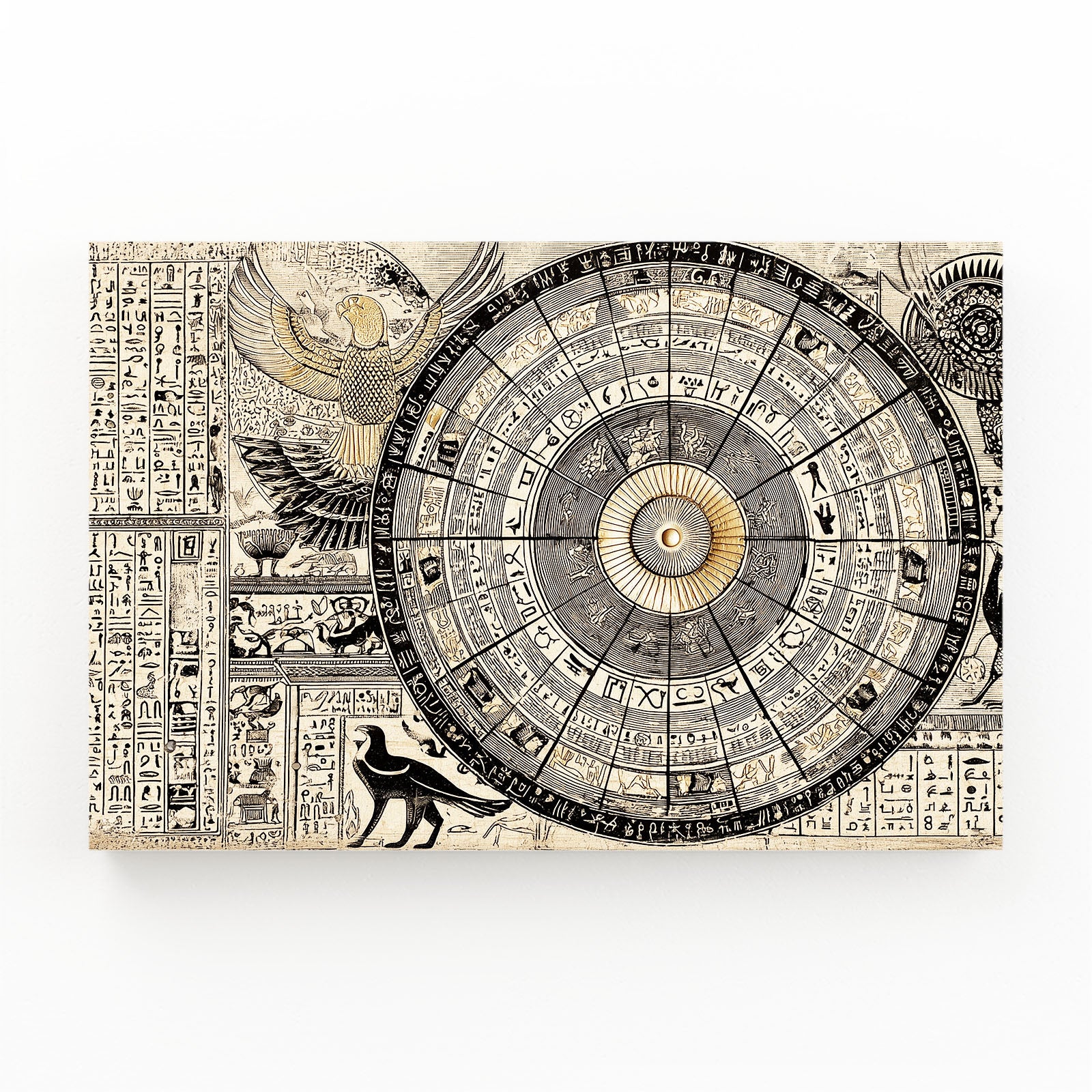 Zodiac Stone Chart Egyptian Prints – zodiac stone chart egyptian canvas print